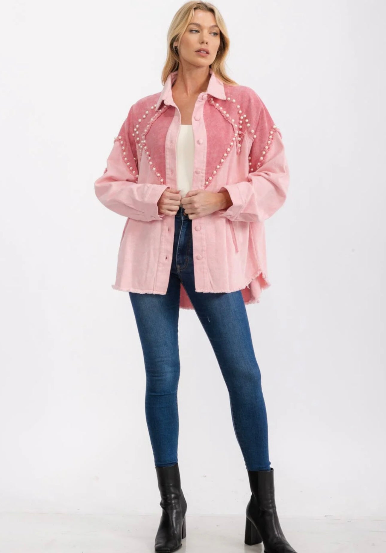 PINK JEAN JACKET