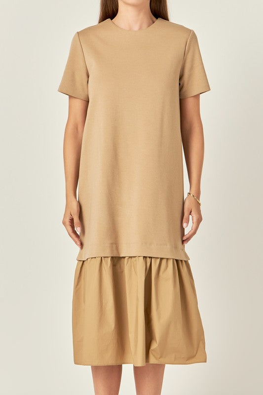 TAN MAXI DRESS