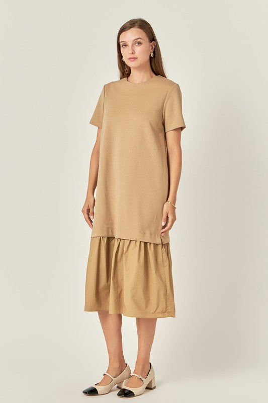 TAN MAXI DRESS