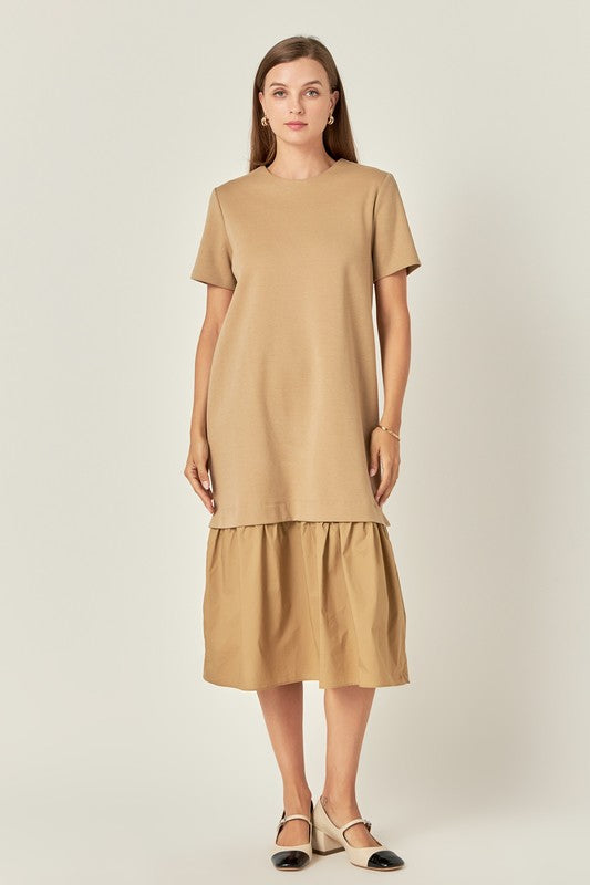 TAN MAXI DRESS