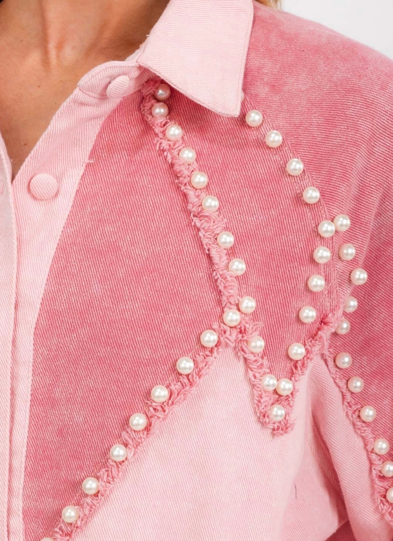 PINK JEAN JACKET