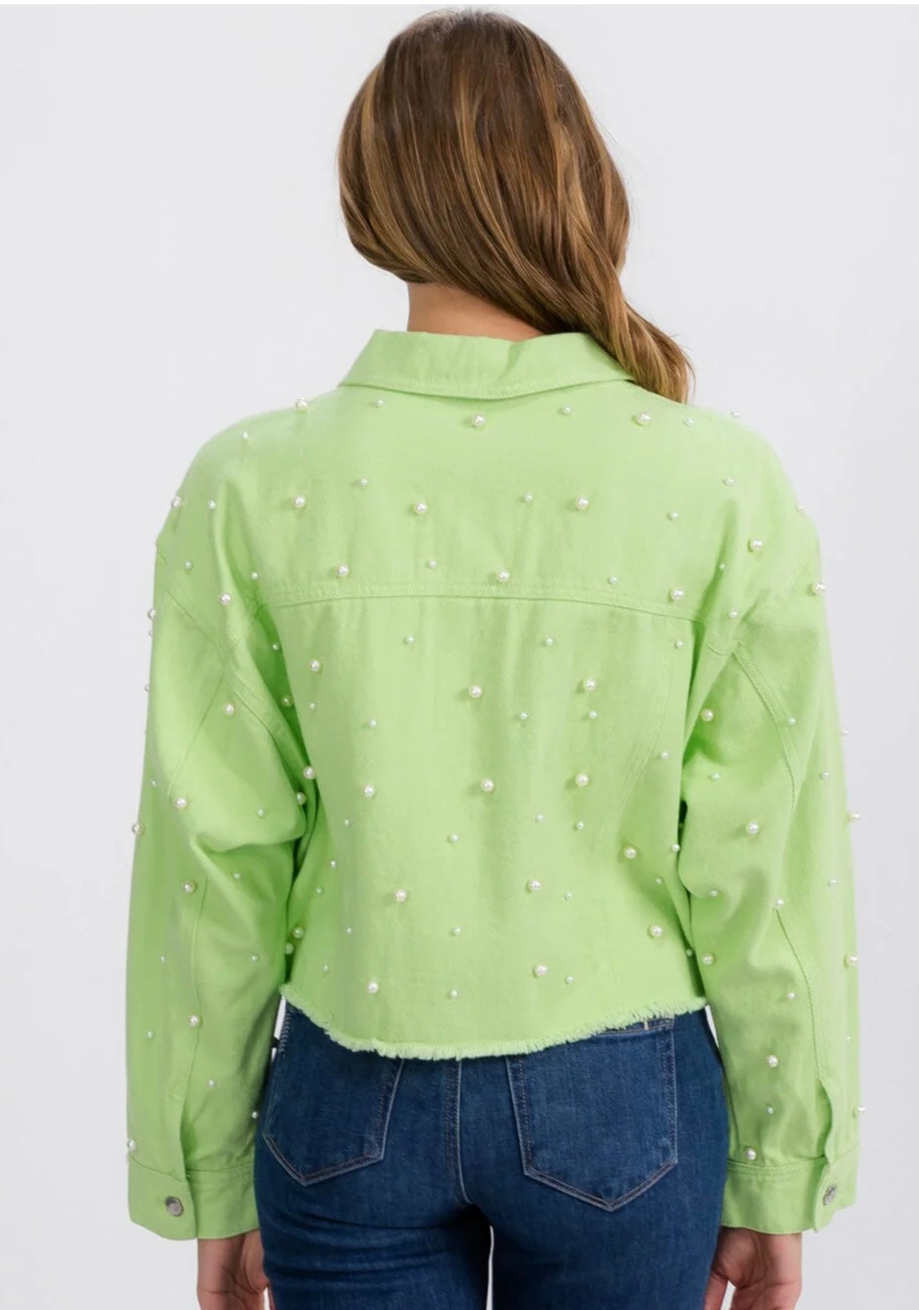 PEARL DENIM JACKET