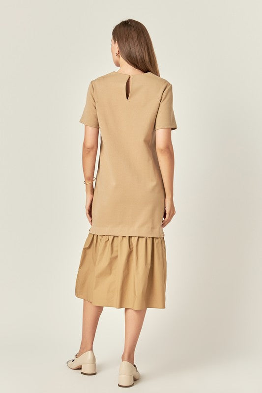 TAN MAXI DRESS