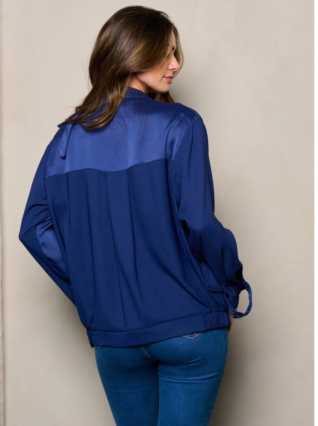 LONG SLEEVE BUTTON UP POCKETS JACKET
