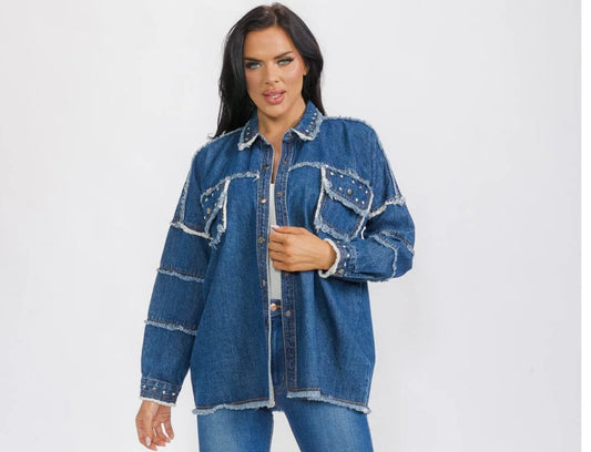 STUDS DENIM JACKET